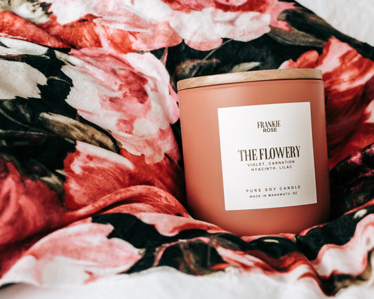 THE FLOWERY Limited Edition Soy Candle